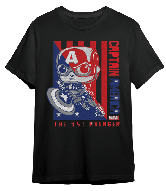 Playera E.B. Captain America Funk¡ - Golden Studio