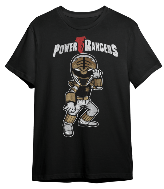 Playera E.B. Power Rangers "White Ranger" - Golden Studio