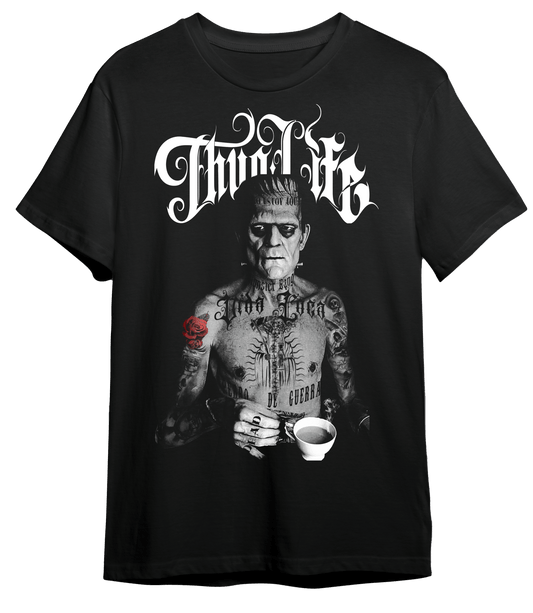 Playera Frankenstein "Thug Life" - Golden Studio